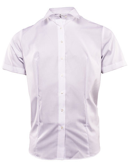 Marvelis - Women´s Blouse Comfort Fit Short Sleeve - White