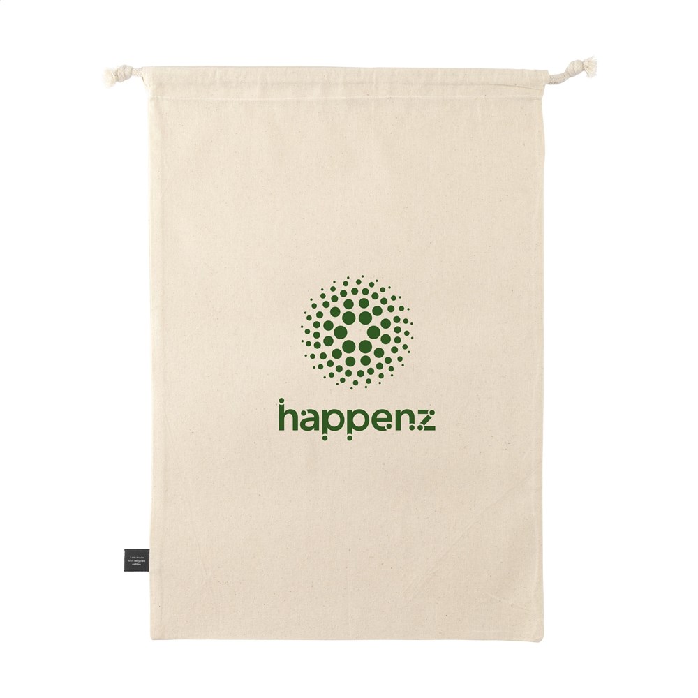 Gift Pouch Naturel GRS Recycled Cotton (150 g/m²) L