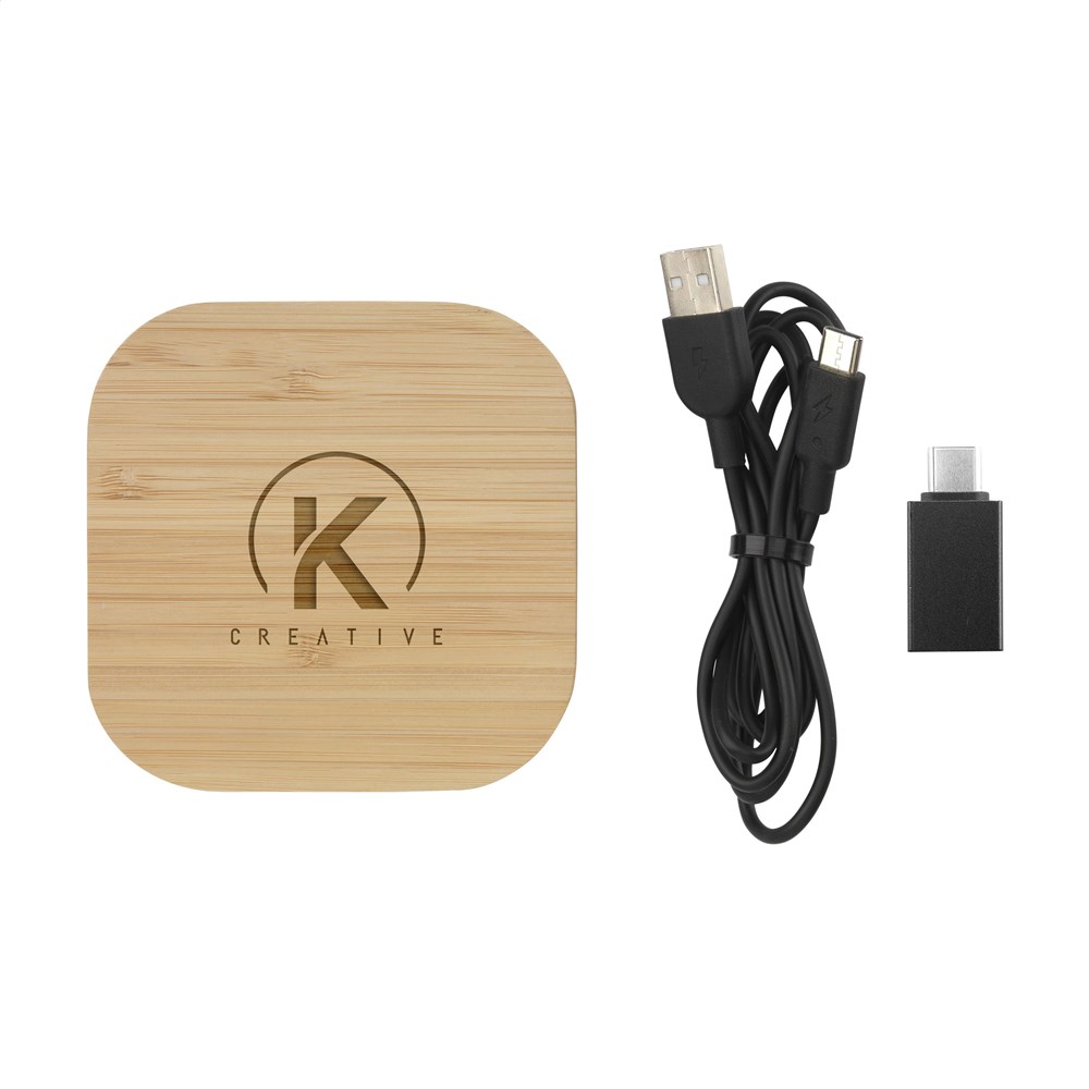 Bamboo Wireless Charger 15W tradloses Ladegerät