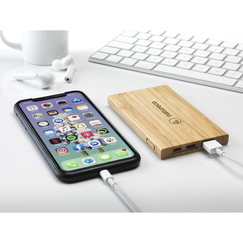 Bamboo 4000 Powerbank externes Ladegerät