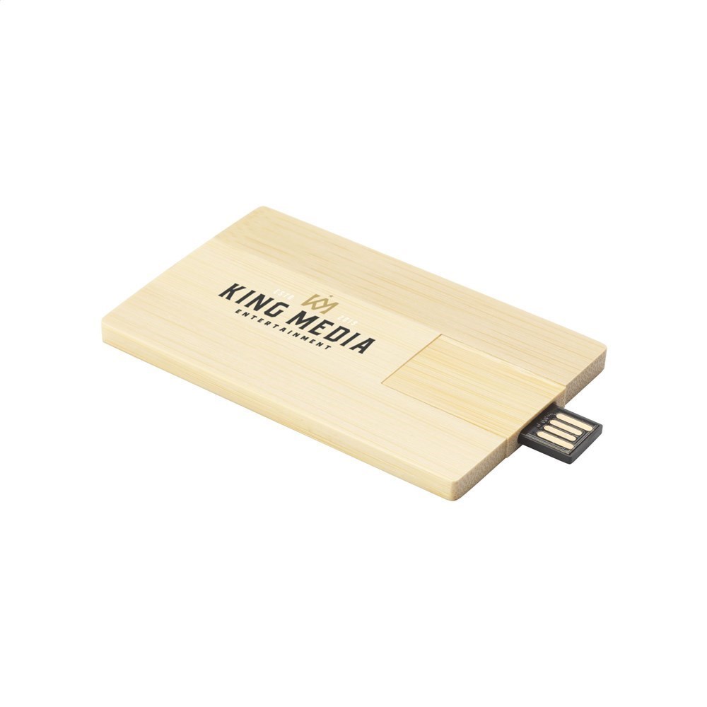 CreditCard USB Bamboo 8 GB