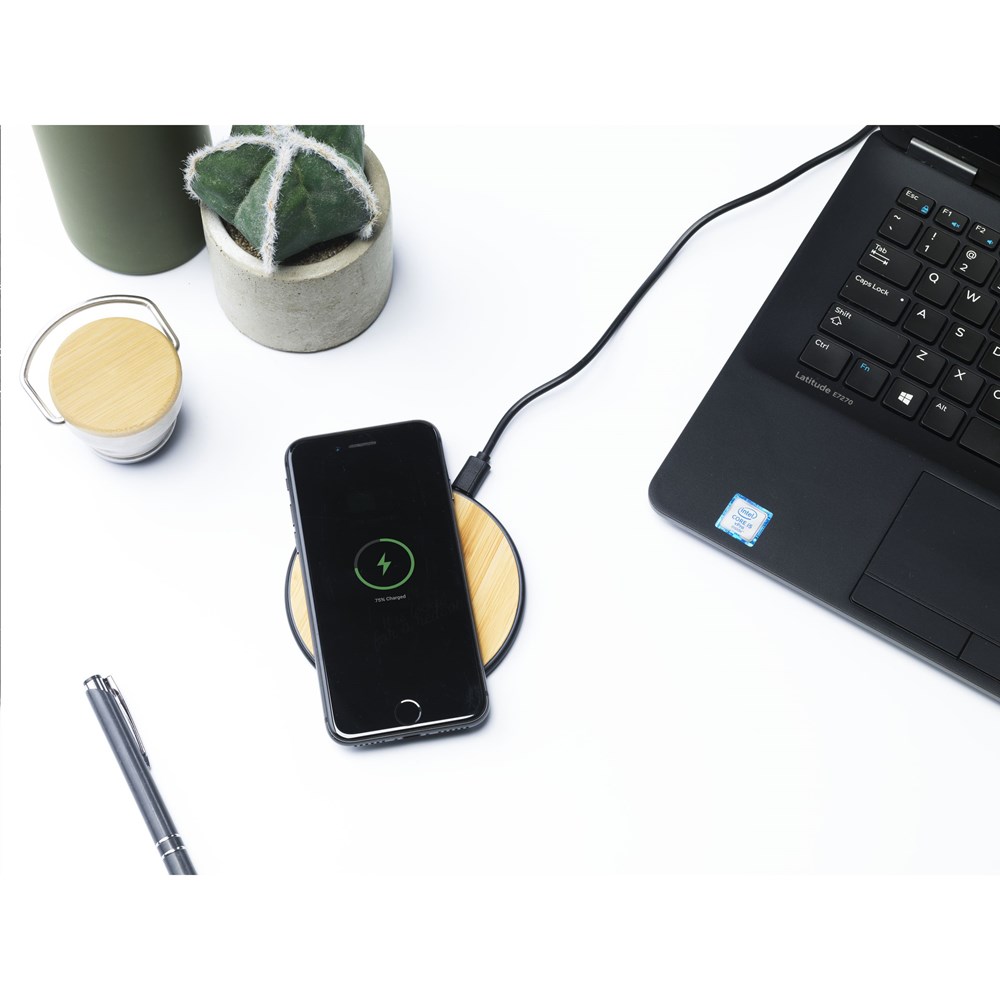 Bamboo 10W Wireless Charger Schnelladegerät