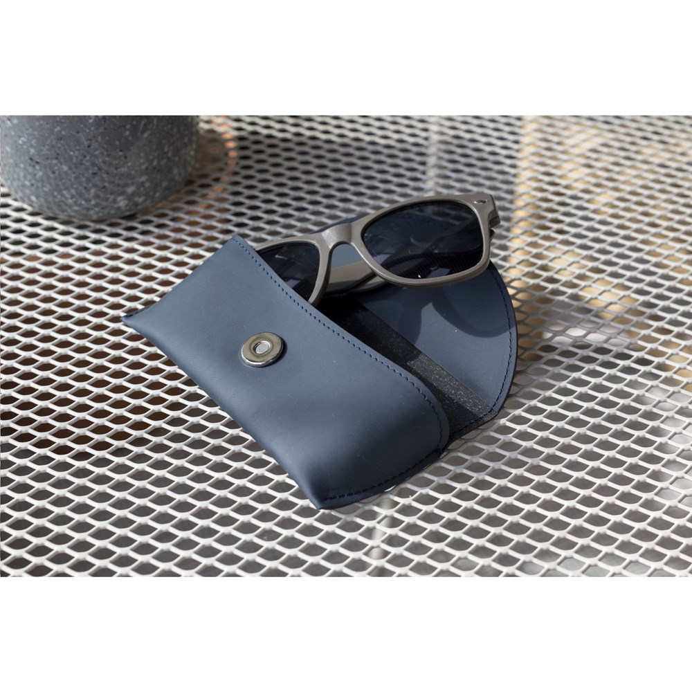 Recycled Leather Sunglasses Pouch  Brillen-Etui