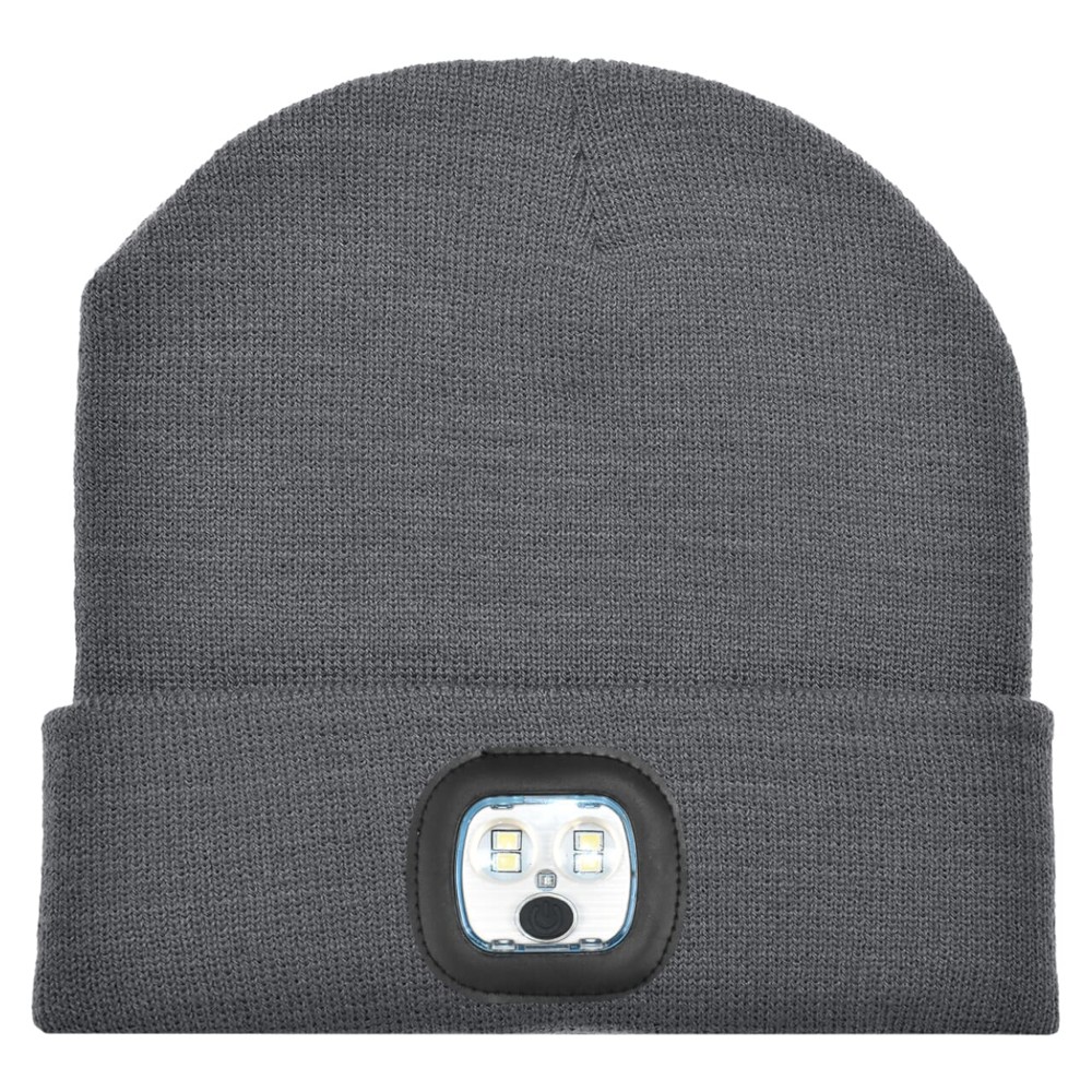 Nilton's Strickmütze mit LED - Dunkelgrau (PMS Cool Grey 11c) / Dunkelgrau