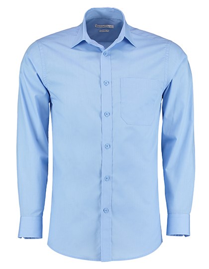 Kustom Kit - Men´s Tailored Fit Poplin Shirt Long Sleeve