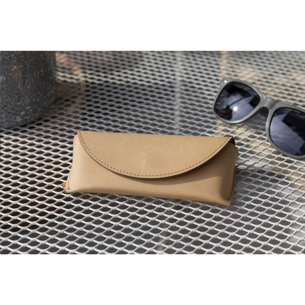 Recycled Leather Sunglasses Pouch  Brillen-Etui