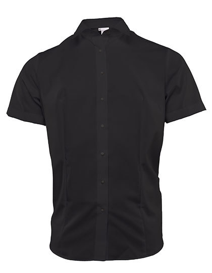 Marvelis - Women´s Blouse Comfort Fit Short Sleeve - Black