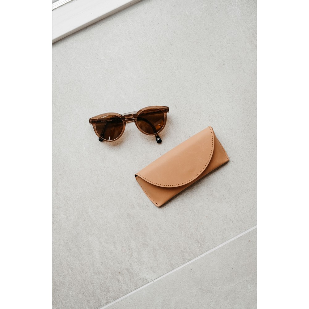 Recycled Leather Sunglasses Pouch  Brillen-Etui