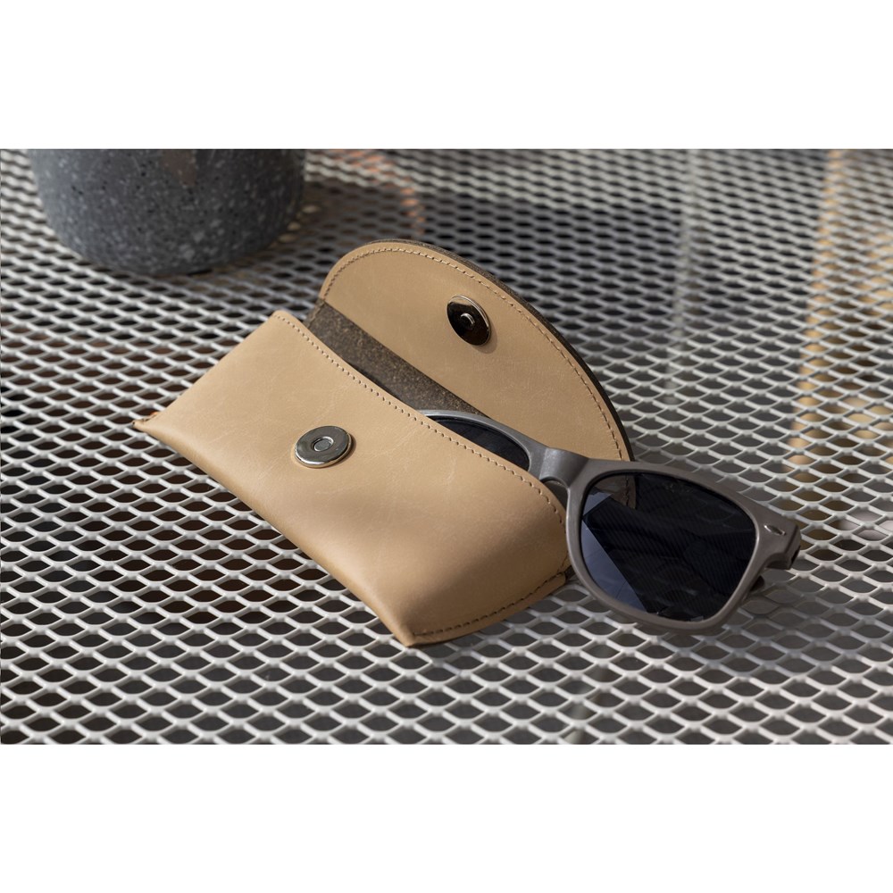 Recycled Leather Sunglasses Pouch  Brillen-Etui