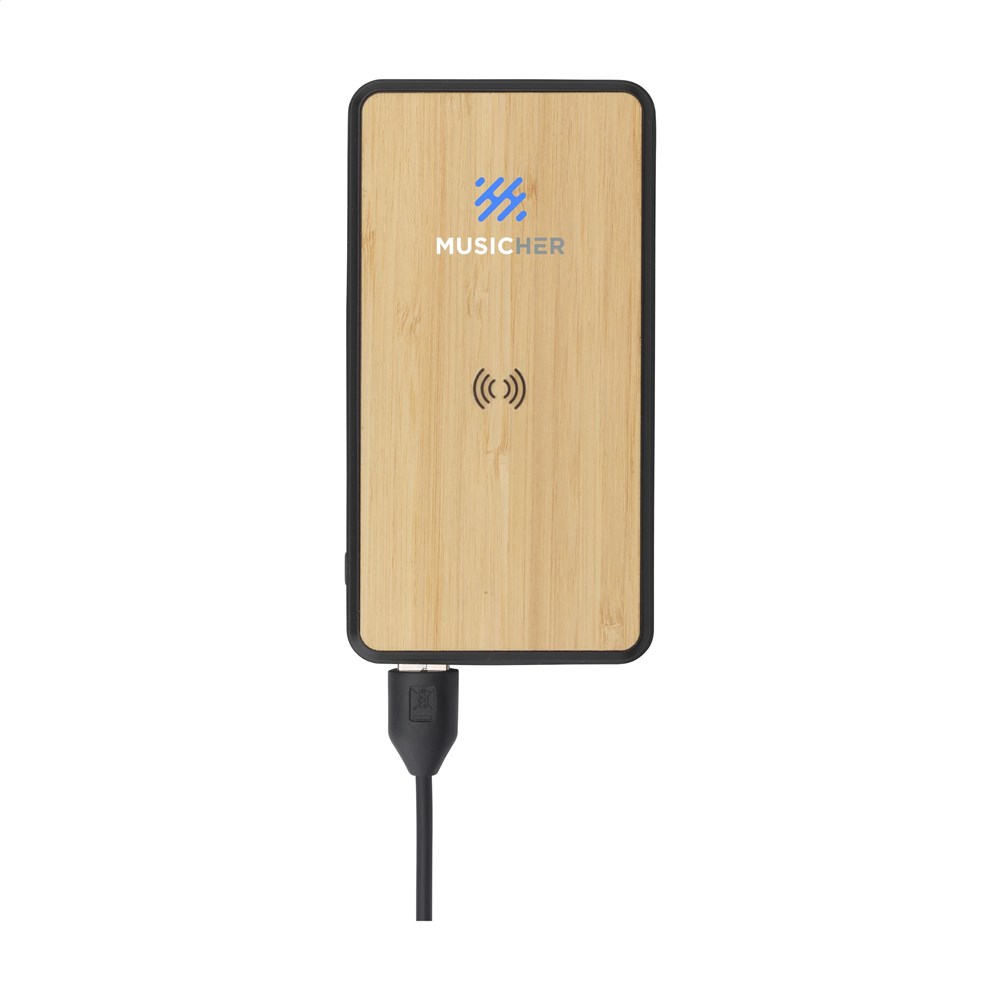 Boru Bamboo RCS Recycled ABS Powerbank Wireless Charger