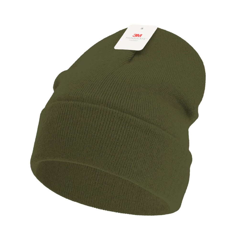 Nilton's Strickmütze mit Thinsulate - Olivgrün (PMS 7764C) / Olivgrün