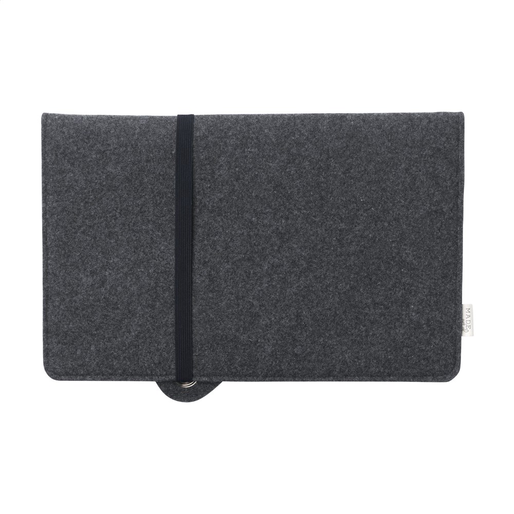 Recycled Felt & Apple Leather Laptop Sleeve 14"